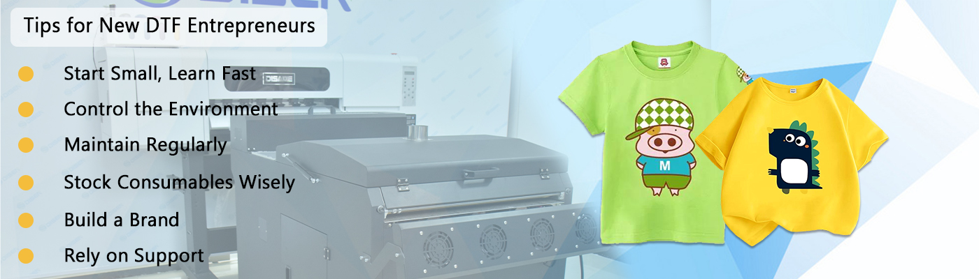 Dicas para novos empreendedores DTF