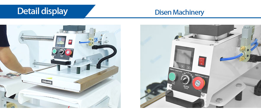 Máquina de prensa térmica com conversão de modo