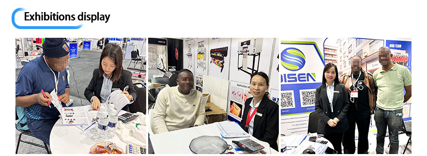 Registro da Disen Company na exposição da África do Sul