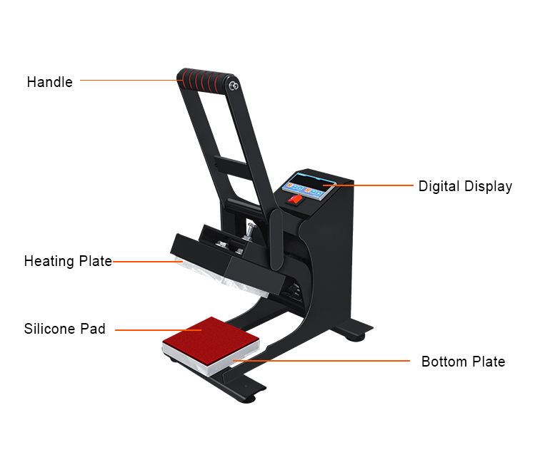 Máquina de impressão de etiquetas - descreve a estrutura-16E