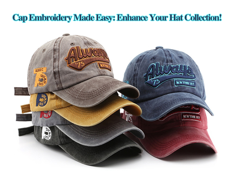 Bordado de boné facilitado: aprimore sua coleção de chapéus!