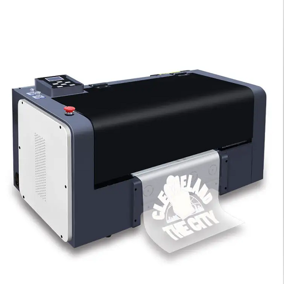 Tamanho pequeno portátil doméstico automático dtf mini direto para filme a3 + ampla 35cm impressora com xp600 l1800 máquina de secagem em pó