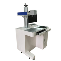 Máquina Desktop da marcação do laser da fibra de DS-KH001 20W 30W 50W com giratório