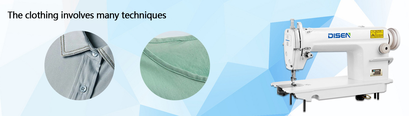 A roupa envolve muitas técnicas