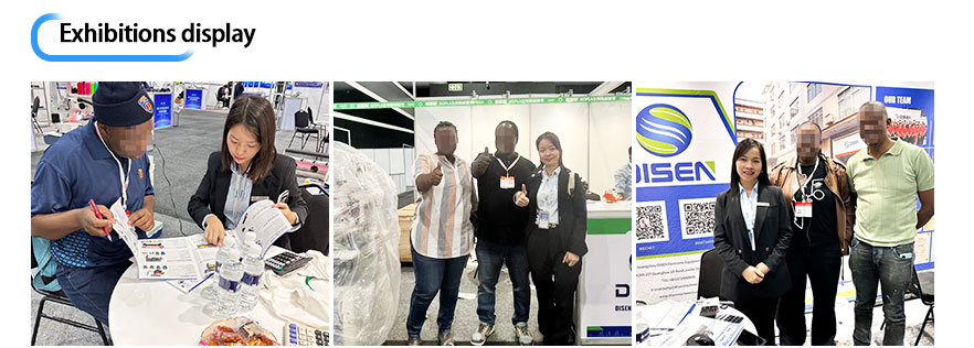 na África do Sul Exposição, foto com clientes