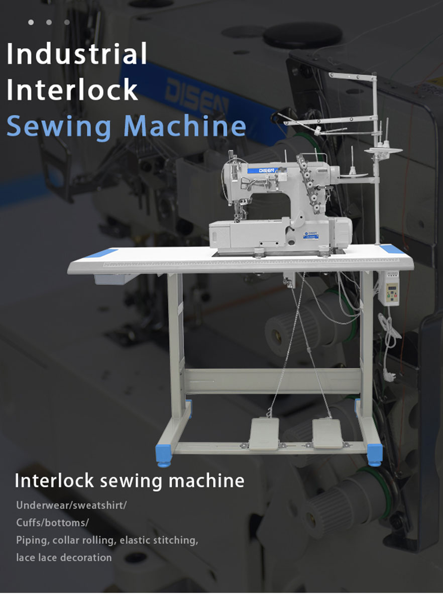 máquina de costura interlock