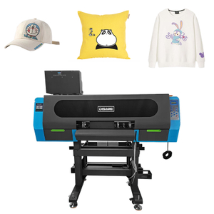 Diretamente para filmar 60cm impressora dtf 5-6 cabeças de impressão para impressão de camisetas impressora jato de tinta dtf multicolor