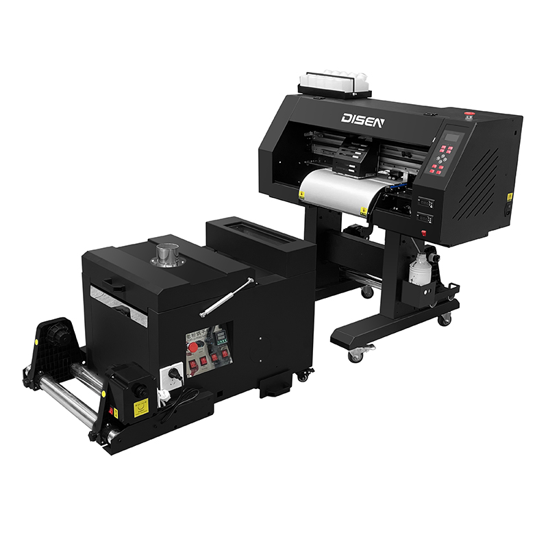 Impressora do filme do ANIMAL DE ESTIMAÇÃO de DS-MC301 30cm A3 DTF com cabeças XP600 e máquina de agitação do pó 