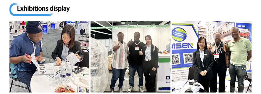 Exposição da África do Sul, foto com clientes