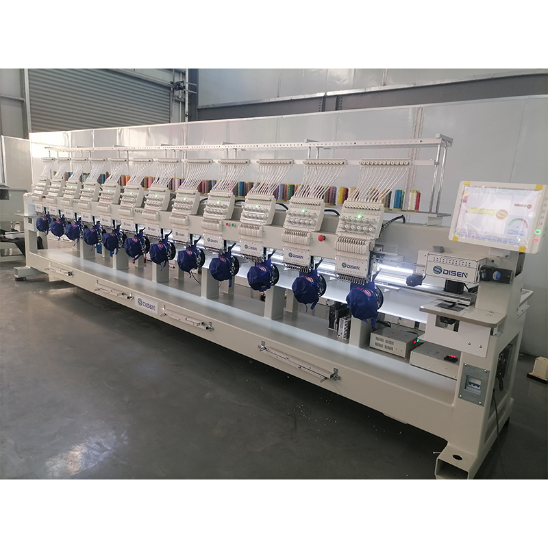 Máquina de bordado multifuncional profissional de 12 cabeças do Professional