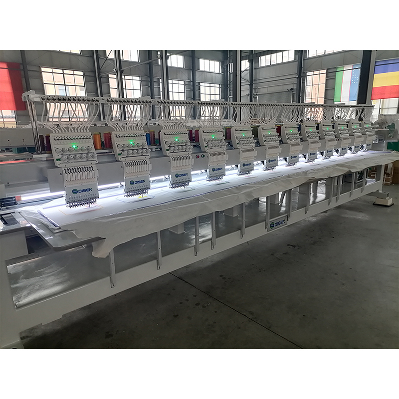 Máquina de bordado multifuncional profissional de 12 cabeças do Professional