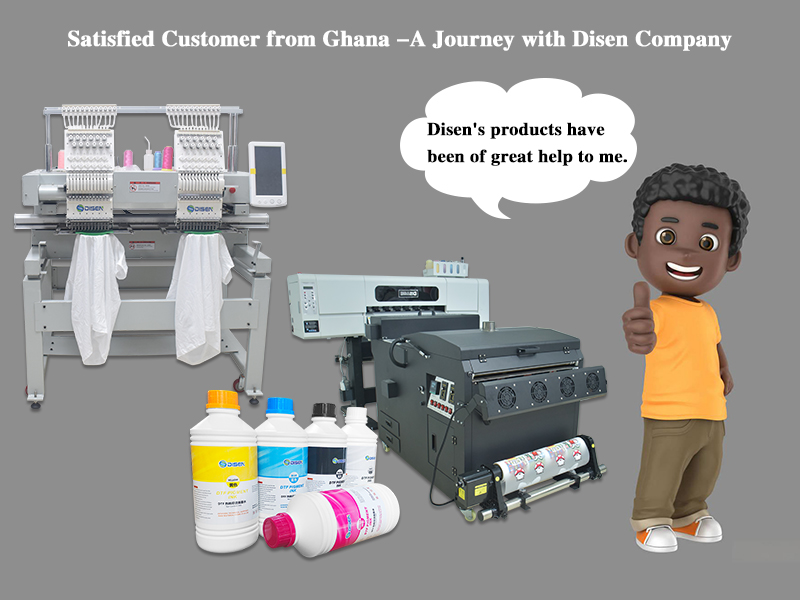 Cliente satisfeito de Gana - uma jornada com a Disen Company