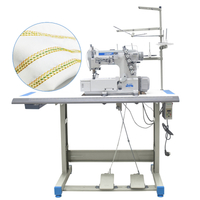 Máquina de costura industrial de alta velocidade DS-500D, máquina de costura com intertravamento de tecido com 5 fios 