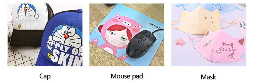 boné, mouse pad, máscara
