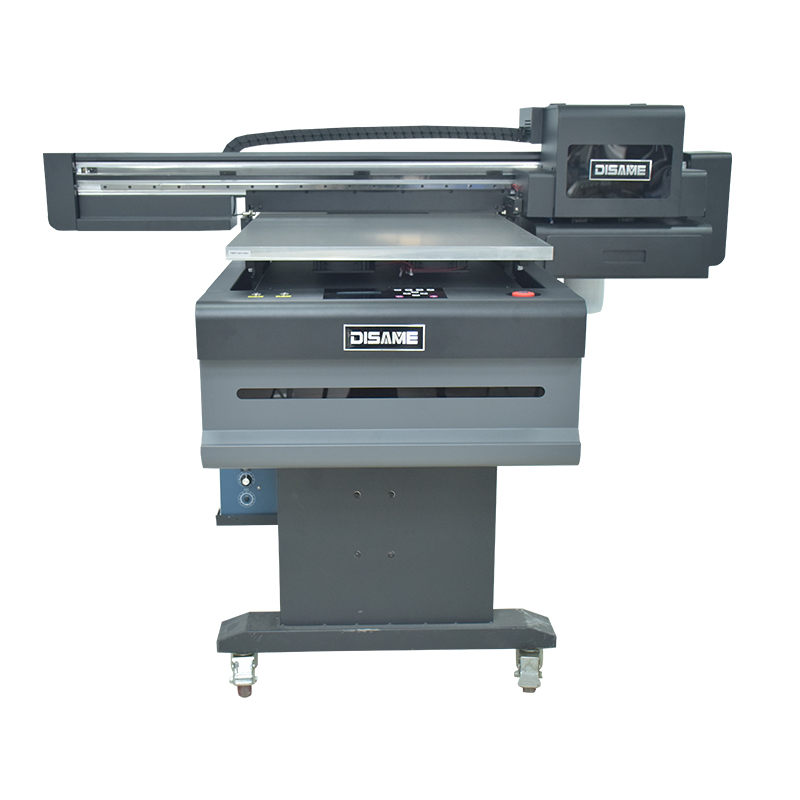 Impressora plana uv 6090 com posicionamento visual para plástico acrílico de vidro metálico