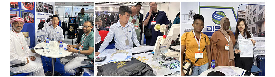 Registro da Disen Company na exposição de Dubai