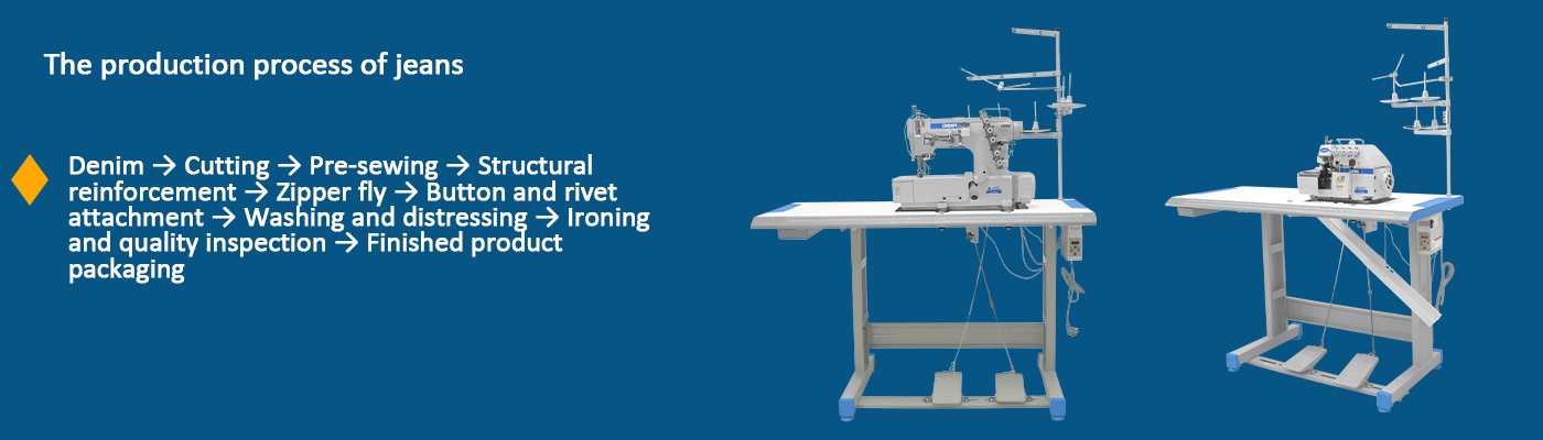 O processo de produ&ccedil;&atilde;o de jeans