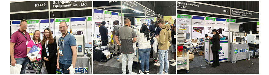 Exposição de Dubai, foto com clientes