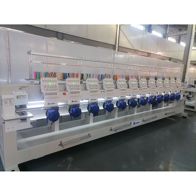 Máquina de bordado multifuncional profissional de 12 cabeças do Professional