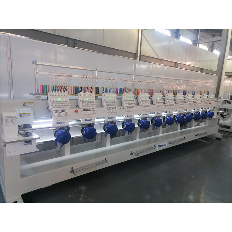 Máquina de bordado multifuncional profissional de 12 cabeças do Professional