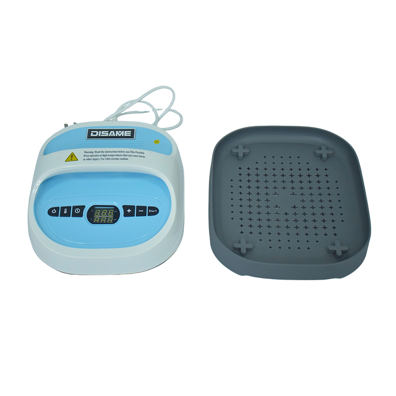 Máquina portátil de prensa térmica de sublimação com base de segurança mini transferência de calor para camiseta