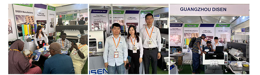 Exposição da Nigéria, foto com clientes