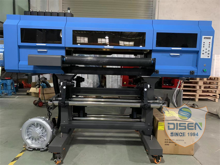 DS-HY800W fabricante impressora de filme uv dtf tudo em um 2 em 1 a1 60cm impressora de etiqueta uv dtf com laminador