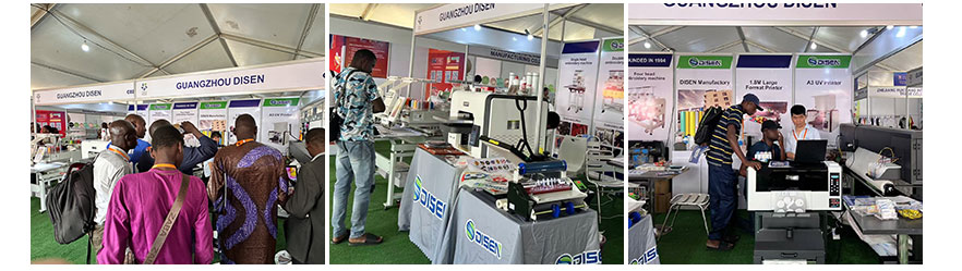 Exposição da Nigéria, foto com clientes