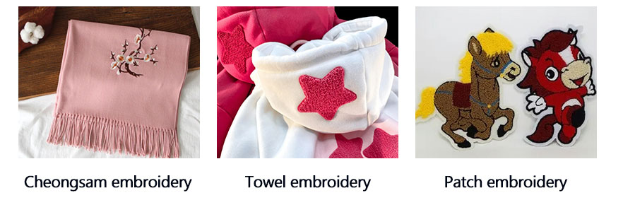 Lenços, bordados de toalhas, remendos