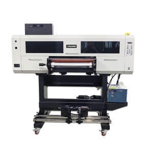 Máquina de impressão de adesivos de 60 cm para copo de vidro de aço acrílico UV DTF Impressora