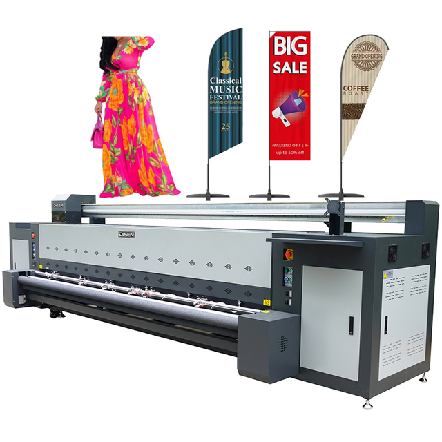 Impressora têxtil de sublimação de tecido digital, impressora larga de bandeira de formato DS3200