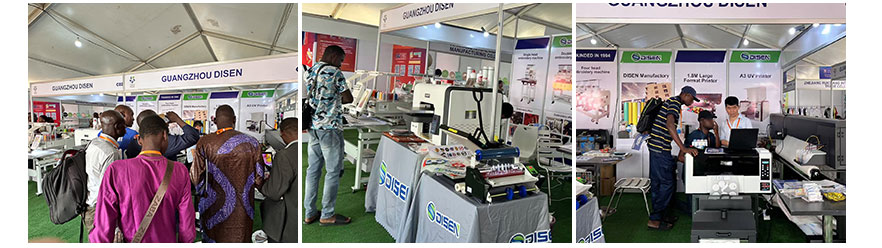 Exposição da Nigéria, foto com clientes