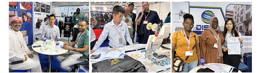 Registro da Disen Company na exposição de Dubai