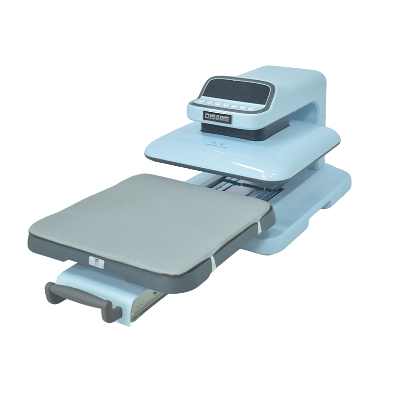 Máquina de prensa térmica totalmente automática para camisetas, 38x38cm, preço de fábrica