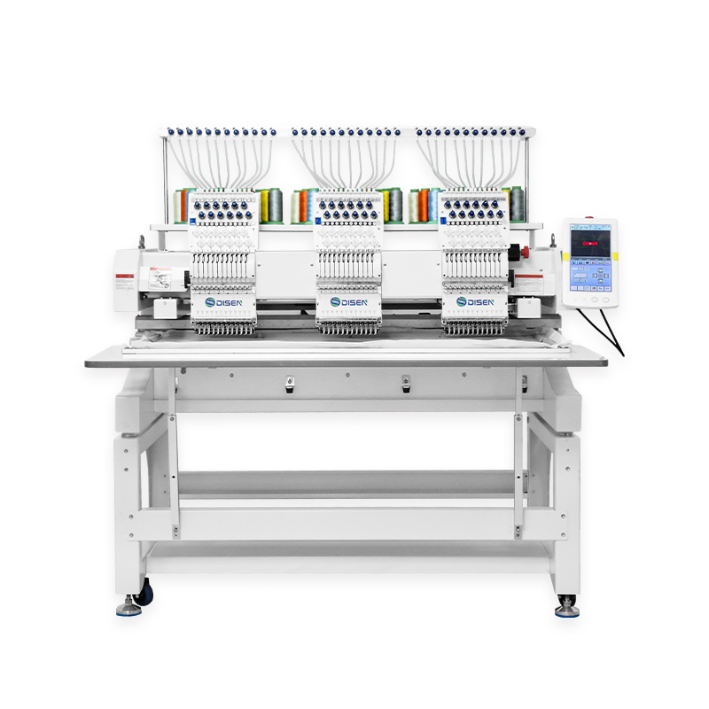 DS-J1203 Três cabeças 12 Máquina de bordado de agulhas