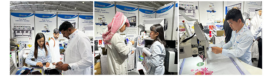 Exposi&ccedil;&atilde;o da Ar&aacute;bia Saudita, foto com clientes